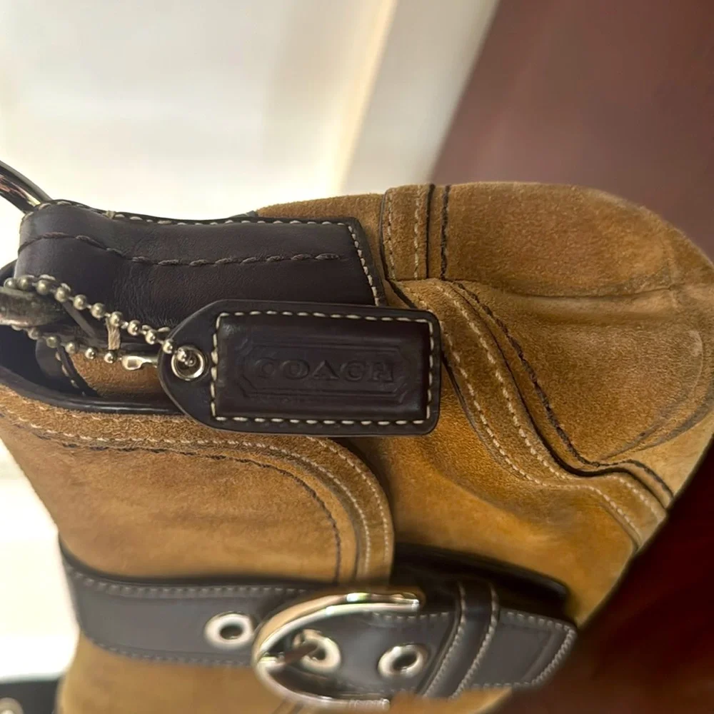 Suede Coach Soho Purse - Picture 2 of 4